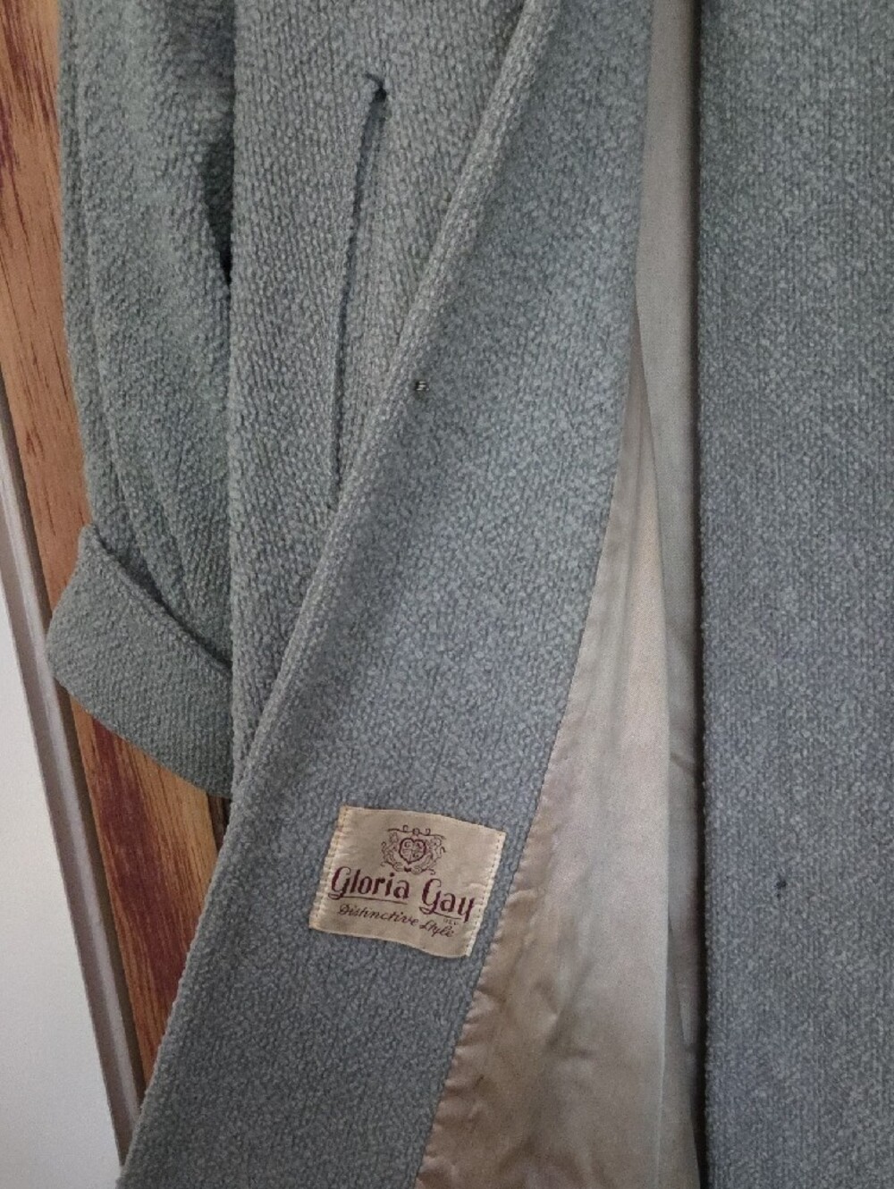 1960's Gloria Gay Baby Blue Princess Coat - Picture 6 of 15